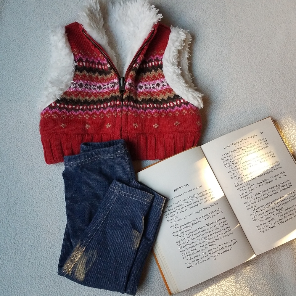 2 for $18 SALE Nordic knit sweater vest